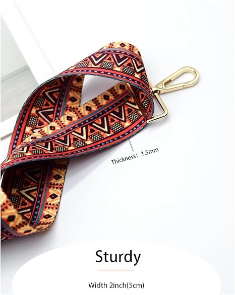 Yellow red Straps Replacement Crossbody Shoulder Straps