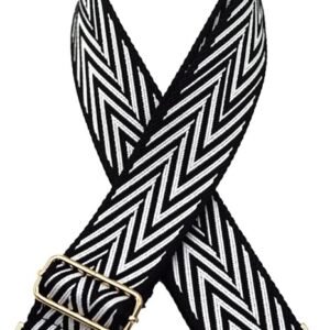 Black Purse Straps Replacement Crossbody Shoulder Straps