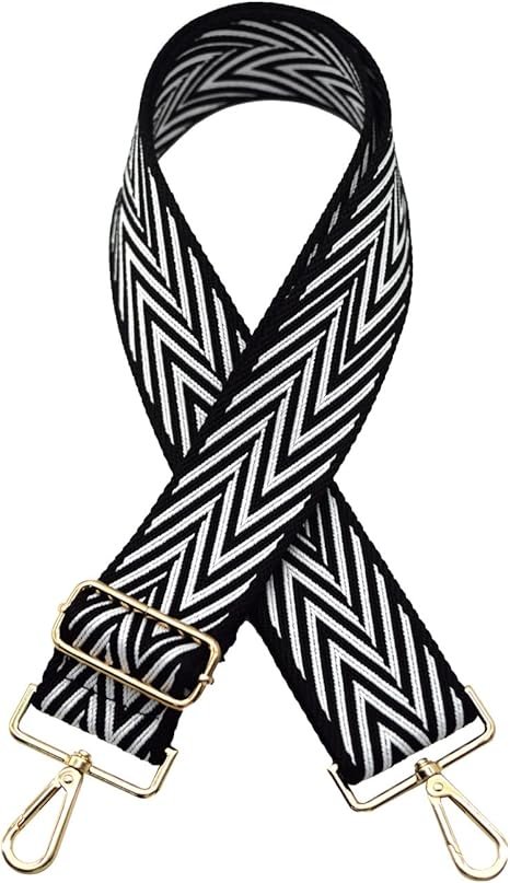 Black Purse Straps Replacement Crossbody Shoulder Straps