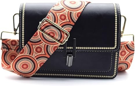 Orange Straps Replacement Crossbody Shoulder Straps