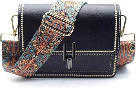 Blue Red Straps Replacement Crossbody Shoulder Straps