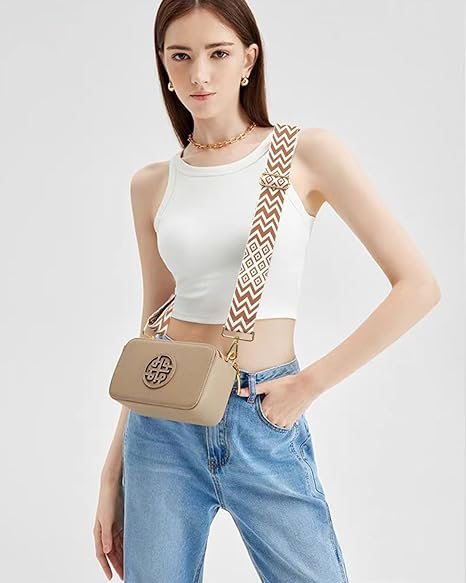 Coffee Color Straps Replacement Crossbody Shoulder Straps