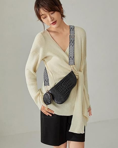 Black Purse Straps Replacement Crossbody Shoulder Straps