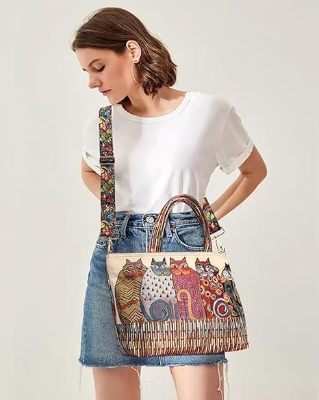 Green Red Straps Replacement Crossbody Shoulder Straps