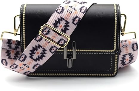 Pink Purple Straps Replacement Crossbody Shoulder Straps