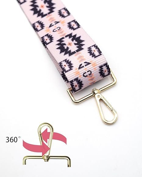 Pink Purple Straps Replacement Crossbody Shoulder Straps
