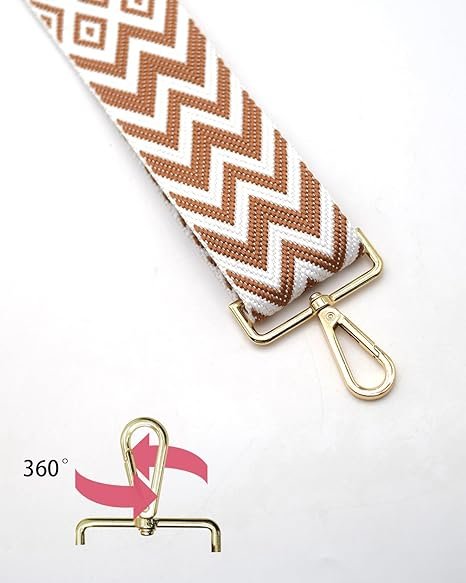 Coffee Color Straps Replacement Crossbody Shoulder Straps