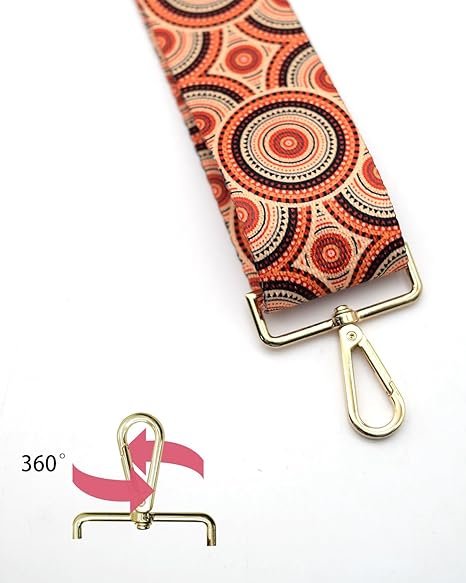 Orange Straps Replacement Crossbody Shoulder Straps