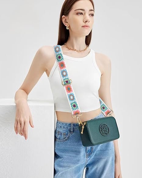 Green Straps Replacement Crossbody Shoulder Straps