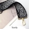 Black Purse Straps Replacement Crossbody Shoulder Straps
