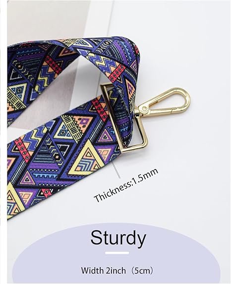 Blue Purse Straps Replacement Crossbody Shoulder Straps