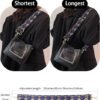 Blue Purse Straps Replacement Crossbody Shoulder Straps