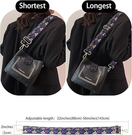Blue Purse Straps Replacement Crossbody Shoulder Straps