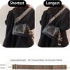 Blue Red Straps Replacement Crossbody Shoulder Straps