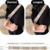 Coffee Color Straps Replacement Crossbody Shoulder Straps