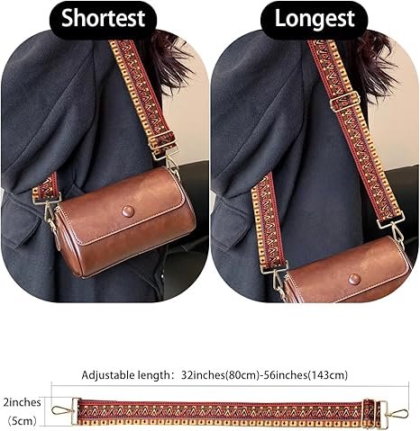 Yellow red Straps Replacement Crossbody Shoulder Straps