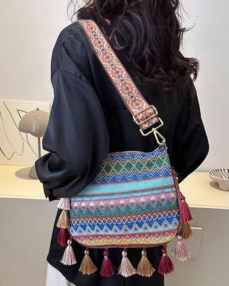 Dark Orange Straps Replacement Crossbody Shoulder Straps