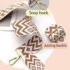 Coffee Color Straps Replacement Crossbody Shoulder Straps