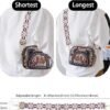 Pink Purple Straps Replacement Crossbody Shoulder Straps