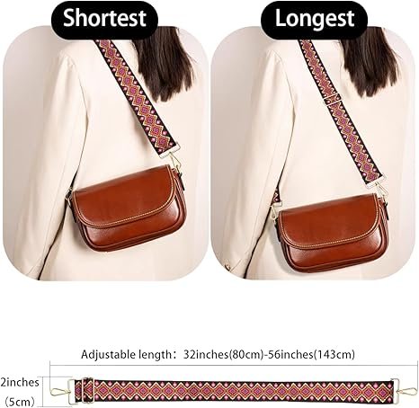 Rose red Straps Replacement Crossbody Shoulder Straps
