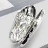 Ladies' high-end luxury acrylic dinner handbag in the shape of a spaceship, wedding party, dance party, and dinner wallet - Silver
