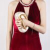 A Must-have For Banquets, New Light Luxury High-quality Texture Women's Bag, Fashionable Ladies 'wedding Party Acrylic Dinner Bag + Metal Chain Shoulder Bag Set, Wedding And Garden Party Evening Wear Accessories