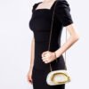 A Must-have For Banquets, New Light Luxury High-quality Texture Women's Bag, Fashionable Ladies 'wedding Party Acrylic Dinner Bag + Metal Chain Shoulder Bag Set, Wedding And Garden Party Evening Wear Accessories