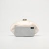 A Must-have Dazzling Pearl Dinner Handbag + Metal Chain Shoulder Bag Set For Banquets, And A Finishing Touch For Wedding And Garden Party Evening Wear