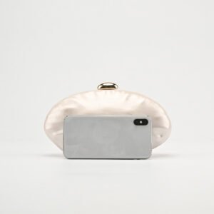 A Must-have Dazzling Pearl Dinner Handbag + Metal Chain Shoulder Bag Set For Banquets, And A Finishing Touch For Wedding And Garden Party Evening Wear