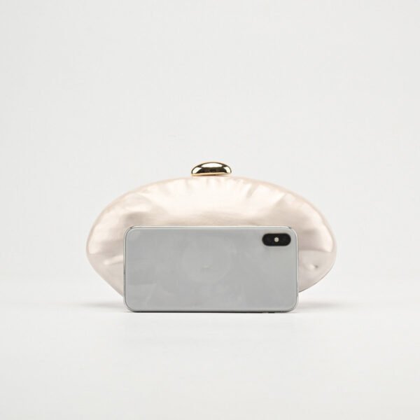 A Must-have Dazzling Pearl Dinner Handbag + Metal Chain Shoulder Bag Set For Banquets, And A Finishing Touch For Wedding And Garden Party Evening Wear