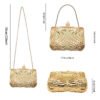 Women's high-end luxury metal dinner handbags, wedding parties, parties, and dinner wallets-003