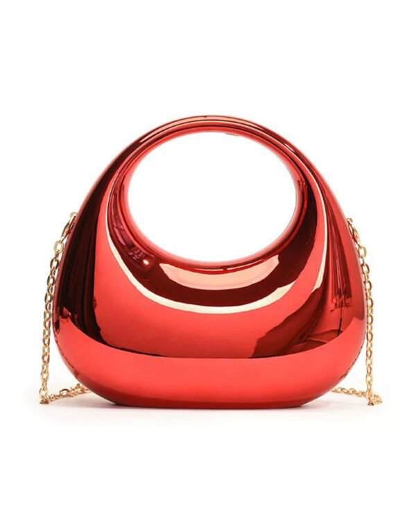 Premium Luxury Acrylic Evening Handbag for Women Red