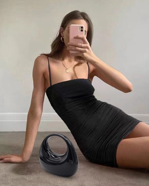 Premium Luxury Acrylic Evening Handbag for Women Black