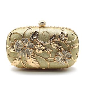 Women's high-end luxury metal dinner handbags, wedding parties, parties, and dinner wallets-009