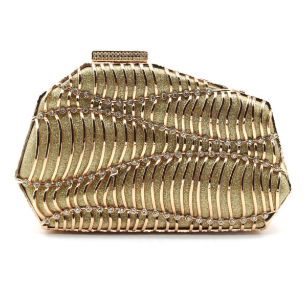 Women's high-end luxury metal dinner handbags, wedding parties, parties, and dinner wallets-015