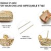 Women's high-end luxury metal dinner handbags, wedding parties, parties, and dinner wallets-001