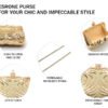 Women's high-end luxury metal dinner handbags, wedding parties, parties, and dinner wallets-003