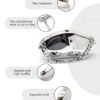 Ladies' high-end luxury acrylic dinner handbag in the shape of a spaceship, wedding party, dance party, and dinner wallet - Silver