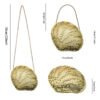 Women's high-end luxury metal dinner handbags, wedding parties, parties, and dinner wallets-002