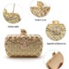 Women's high-end luxury metal dinner handbags, wedding parties, parties, and dinner wallets-001