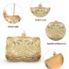 Women's high-end luxury metal dinner handbags, wedding parties, parties, and dinner wallets-003