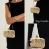 Women's high-end luxury metal dinner handbags, wedding parties, parties, and dinner wallets-001