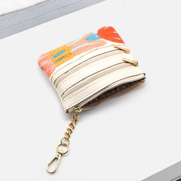 Phone Lanyard Crossbody Strap White flowers2