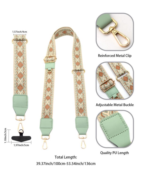 Phone Lanyard Crossbody Strap Green