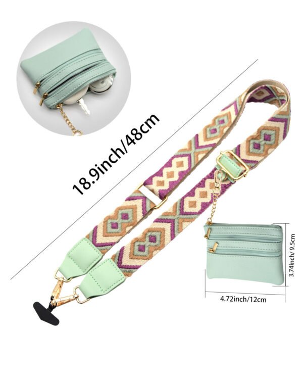 Phone Lanyard Crossbody Strap Pink