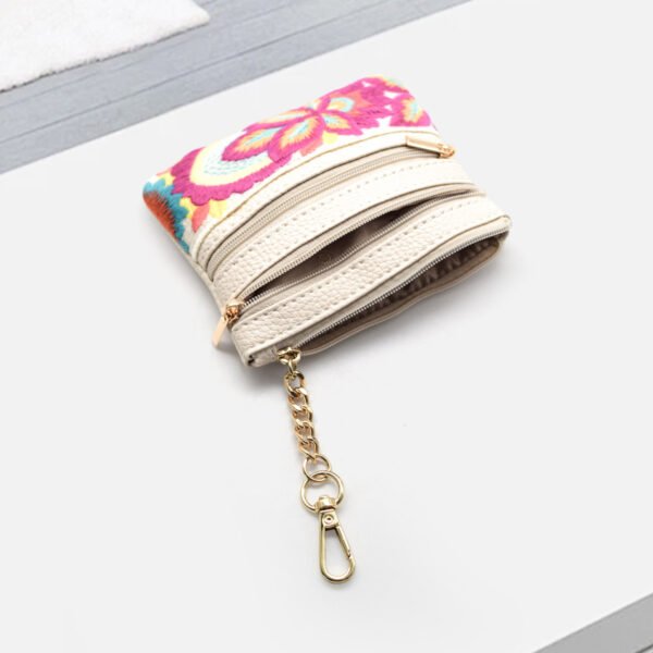 Phone Lanyard Crossbody Strap White flowers3