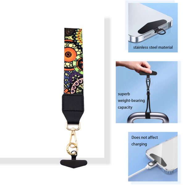 Phone Lanyard Crossbody Strap Multicolor