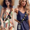 Adjustable Detachable Woven Crossbody Bag | Cultural And Ethnic Style Woven Flower Wide Shoulder Strap With Mobile Phone Lanyard And Mobile Phone Crossbody Strap-Black-f
