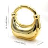Premium Luxury Acrylic Evening Handbag for Women Gold