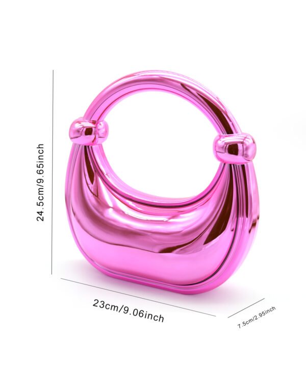 Premium Luxury Acrylic Evening Handbag for Women Pink